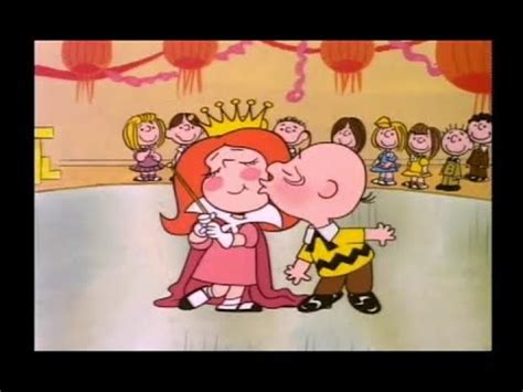 Charlie Brown Gets His First Kiss .